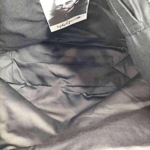 ヨウジヤマモト Yohji Yamamoto SIGNATURE LEATHER MINI TOTE BAG メンズ